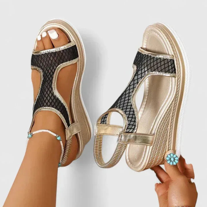 Sandalias con acolchado de gel y plantilla anatómica