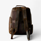 Retro-Style Backpack with Padded Laptop Sleeve