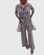 Vintage Style Two Piece Set with Classic Cut