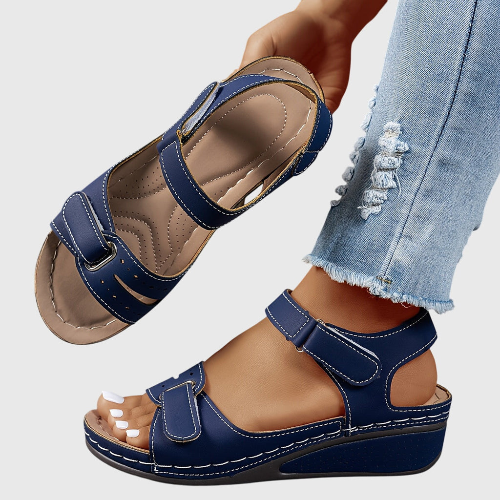 Stable Sole Sandals with Supportive Heel