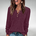 Button Up Knit Cardigan with Versatile Silhouette