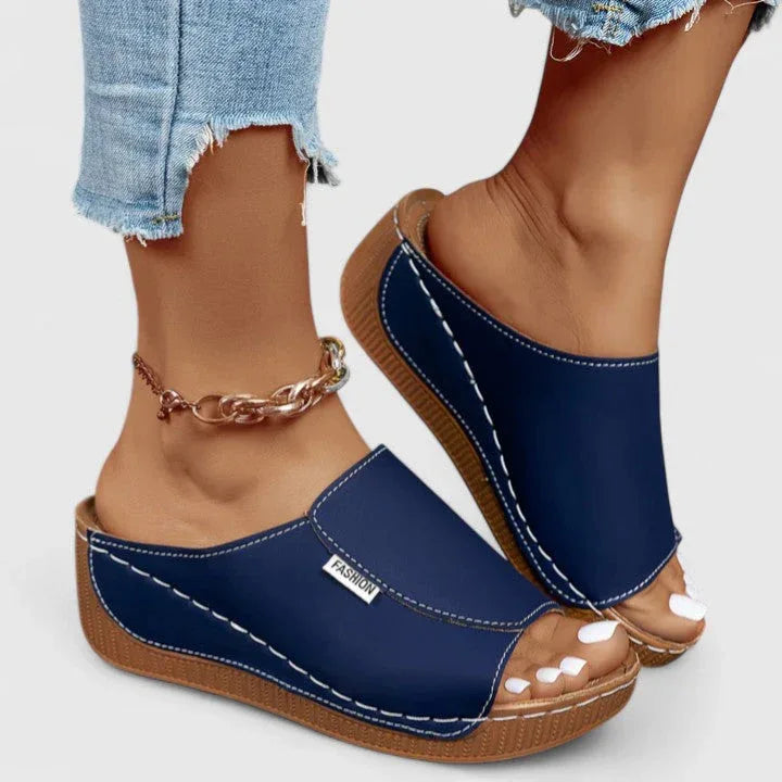 Shock Absorbing Sandals with Breathable Upper