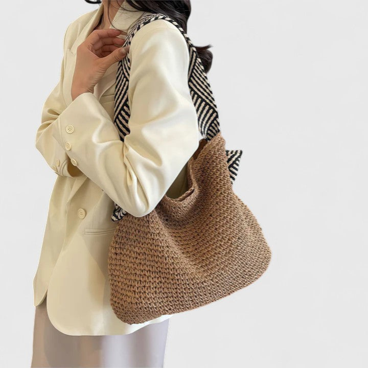Handwoven Boho Bag with Magnetic Closure