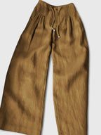 Airy Flowing Trousers with Graceful Drape