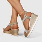 Sandalias con acolchado de gel y plantilla anatómica