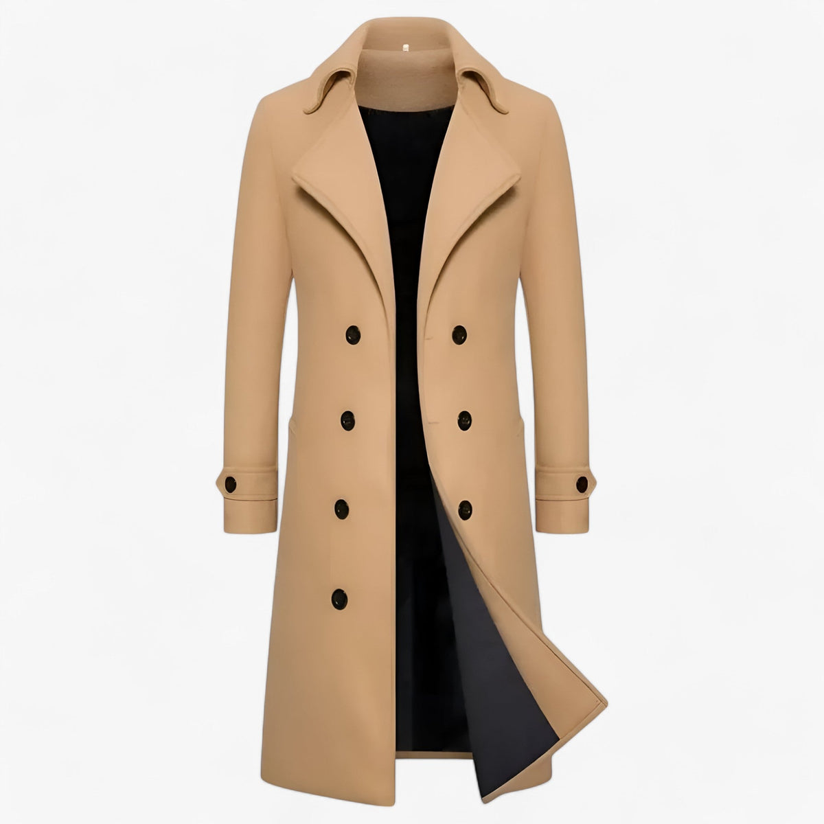 Water-Repellent Tailored Rain Jacket for Men at Work