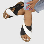 Cushioned Flat Sandals with Adjustable Buckle Straps