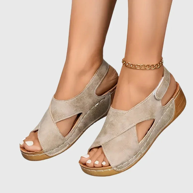 Slip-On Sandals with Stable Sole