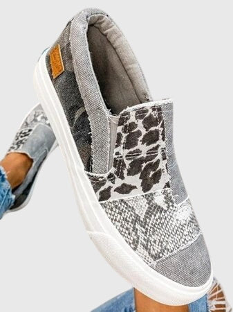Slip-On Shoes with Shock Absorbing Slip-Resistant Sole