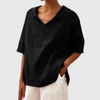 Loose Fit Blouse with Effortless Drape