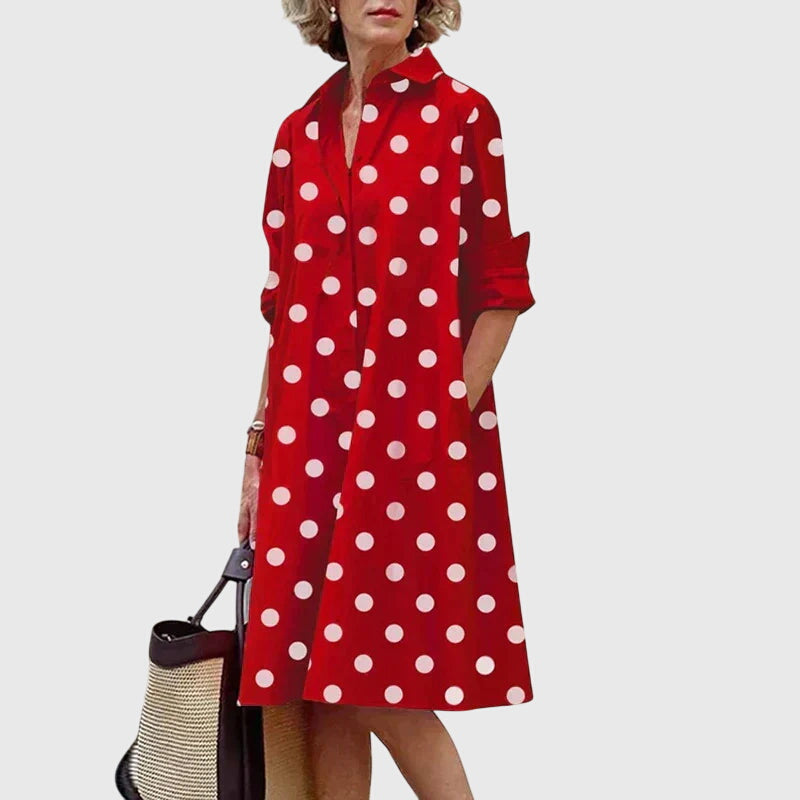 Vestido informal con bolsillos prácticos
