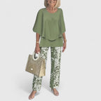Coordinated Two Piece Set with Wide Colour Range
