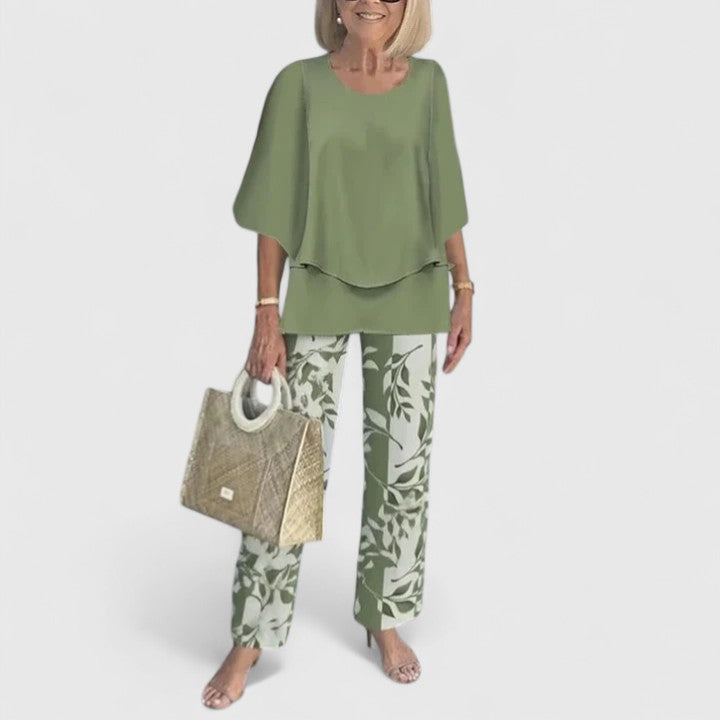 Coordinated Two Piece Set with Wide Colour Range