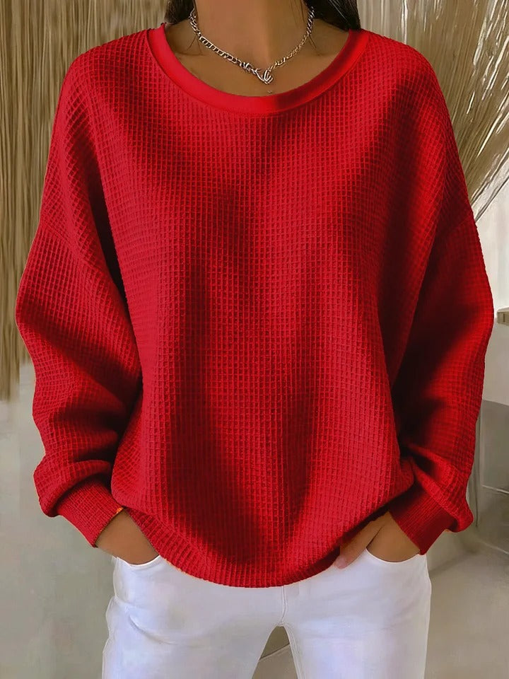 Minimalist Sweatshirt with Relaxed Fit