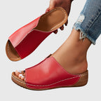 Strappy Flat Sandals with Adjustable Fastening
