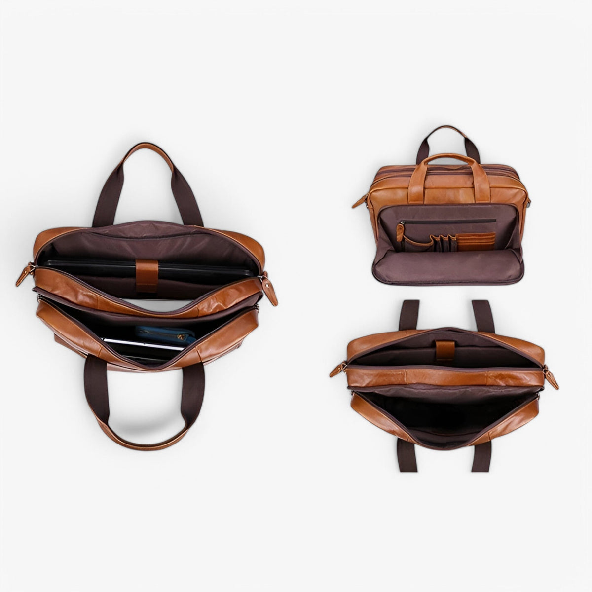 Bolso estructurado para portátil con correa de hombro ajustable