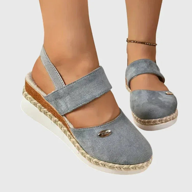 Platform Sandals with Cushioned Footbed and Wide Base