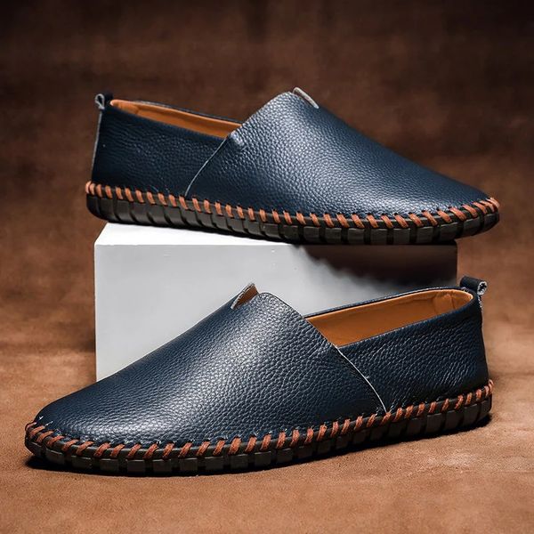 Loafers med gummisula och dämpning
