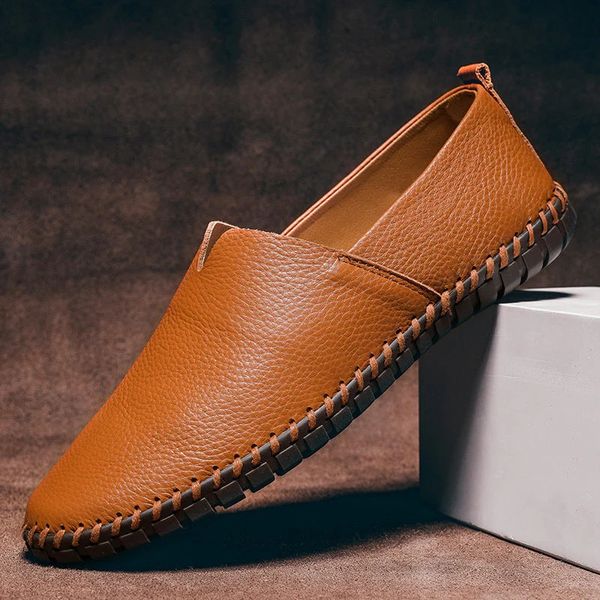 Loafers med gummisula och dämpning