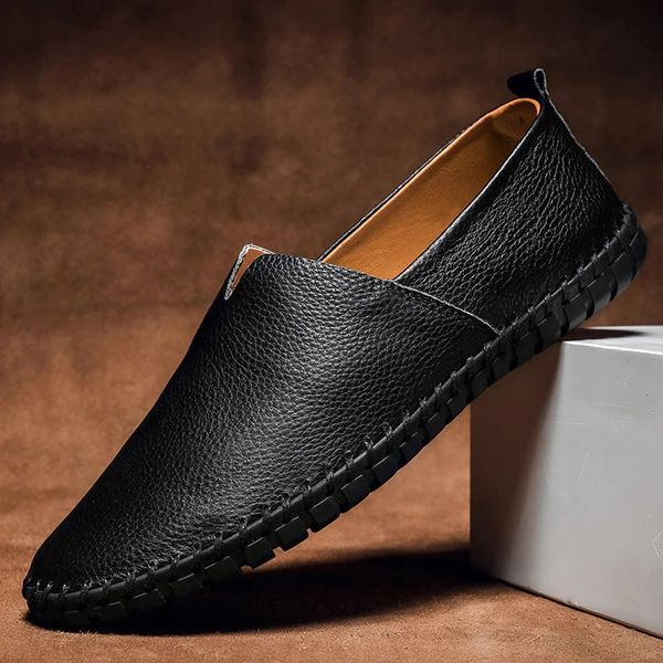 Loafers med gummisula och dämpning