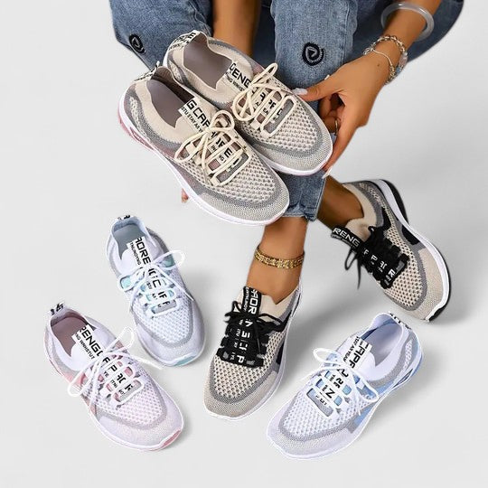 Zapatillas acolchadas con empeine transpirable