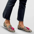 Fringe Detail Slip-On Mules with Cushioned Footbed