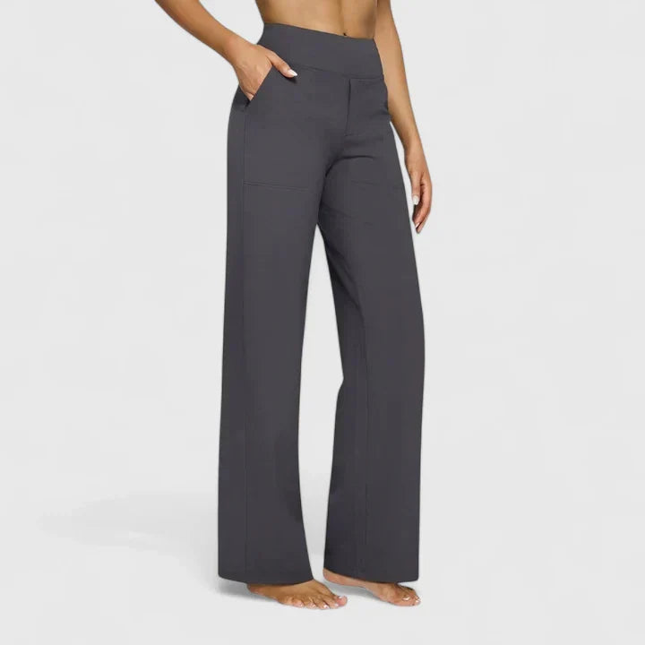 Lightweight Breathable Trousers with Elegant Line