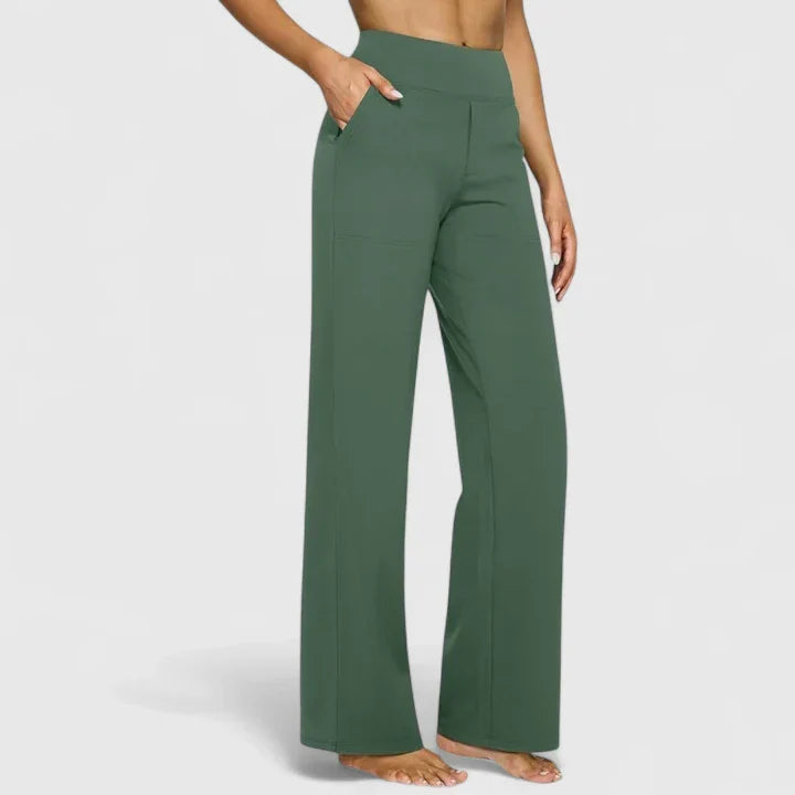 Lightweight Breathable Trousers with Elegant Line