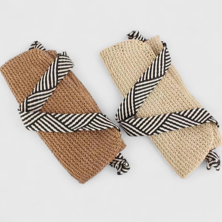 Handwoven Boho Bag with Magnetic Closure