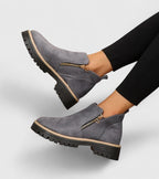 Botines con plantilla anatómica de sujeción