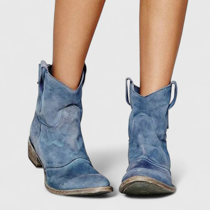 Western-inspirerade boots med förfinade detaljer