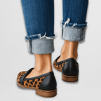 Loafers i mjuk mockalook med dämpad innersula