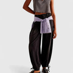 Pleated Trousers with Lightweight Flowing Cut