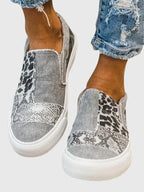 Slip-On Shoes with Shock Absorbing Slip-Resistant Sole