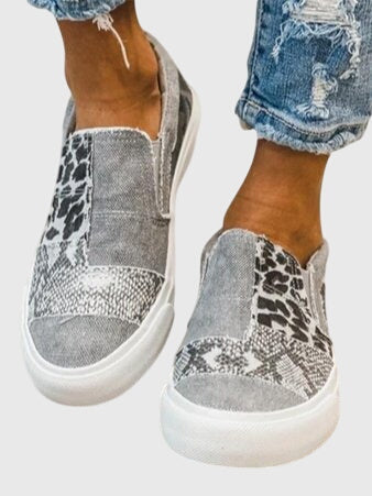 Slip-On Shoes with Shock Absorbing Slip-Resistant Sole