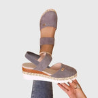 Platform Sandals with Cushioned Footbed and Wide Base