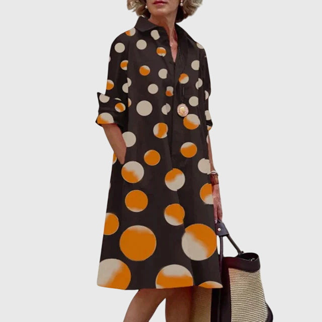 Vestido informal con bolsillos prácticos