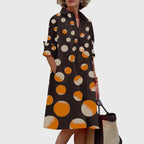 Vestido informal con bolsillos prácticos