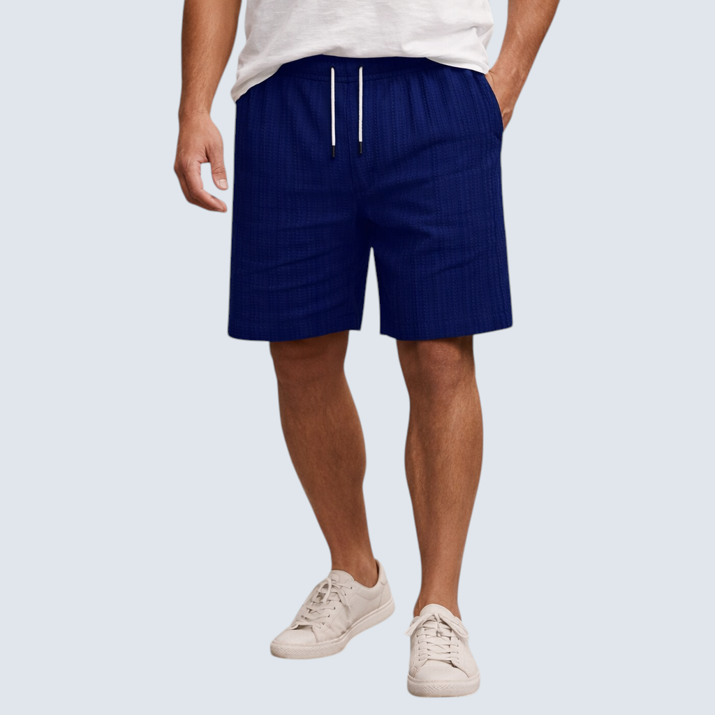 Men's Linen Shorts with Relaxed Regular Fit