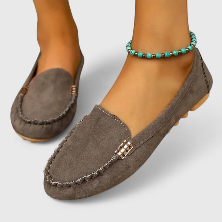 Slip in-loafers med sofistikerad finish