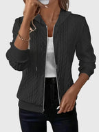 Zip Front Hoodie with Soft Comfortable Feel