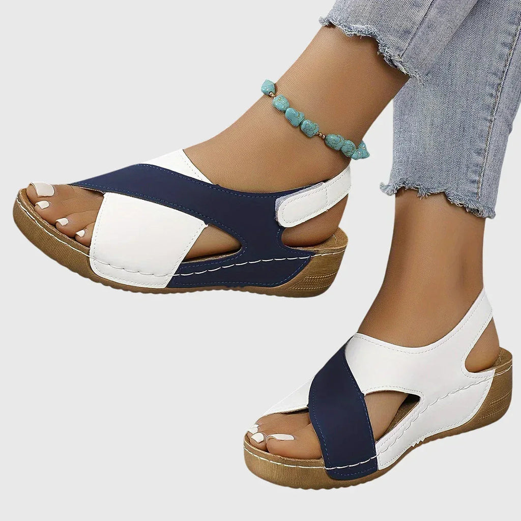 Cushioned Flat Sandals with Adjustable Buckle Straps