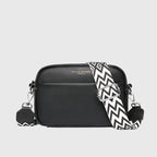 Leather Look Shoulder Bag with Adjustable Strap