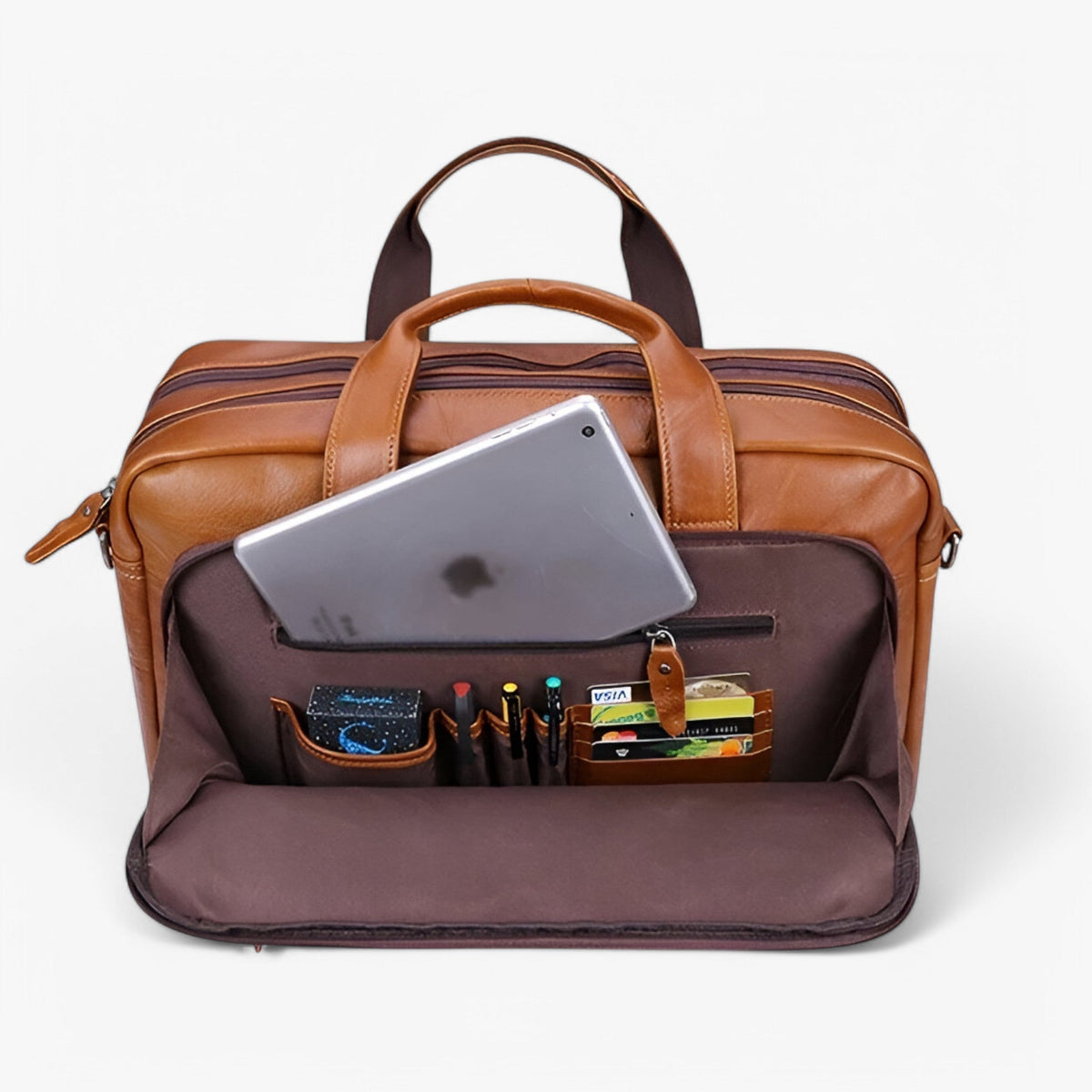 Bolso estructurado para portátil con correa de hombro ajustable