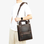 Faux Leather Document Portfolio with Multiple Compartments