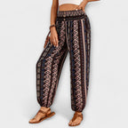 Patterned Trousers with Bold Graphic Design
