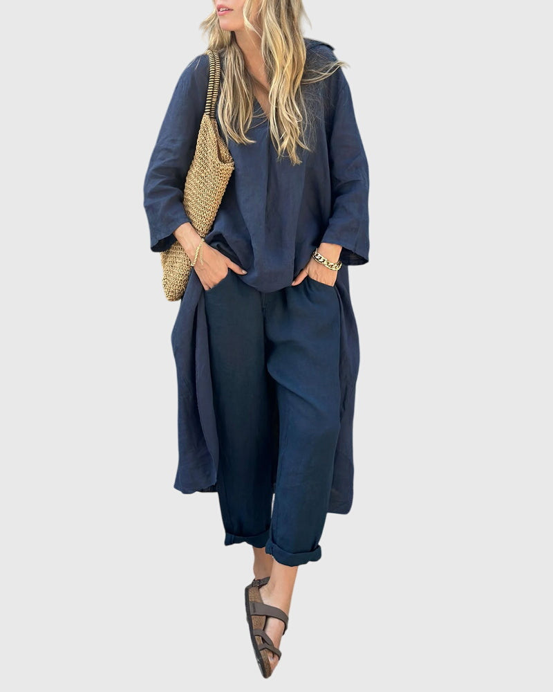 Relaxed Two Piece Set with Easy Movement