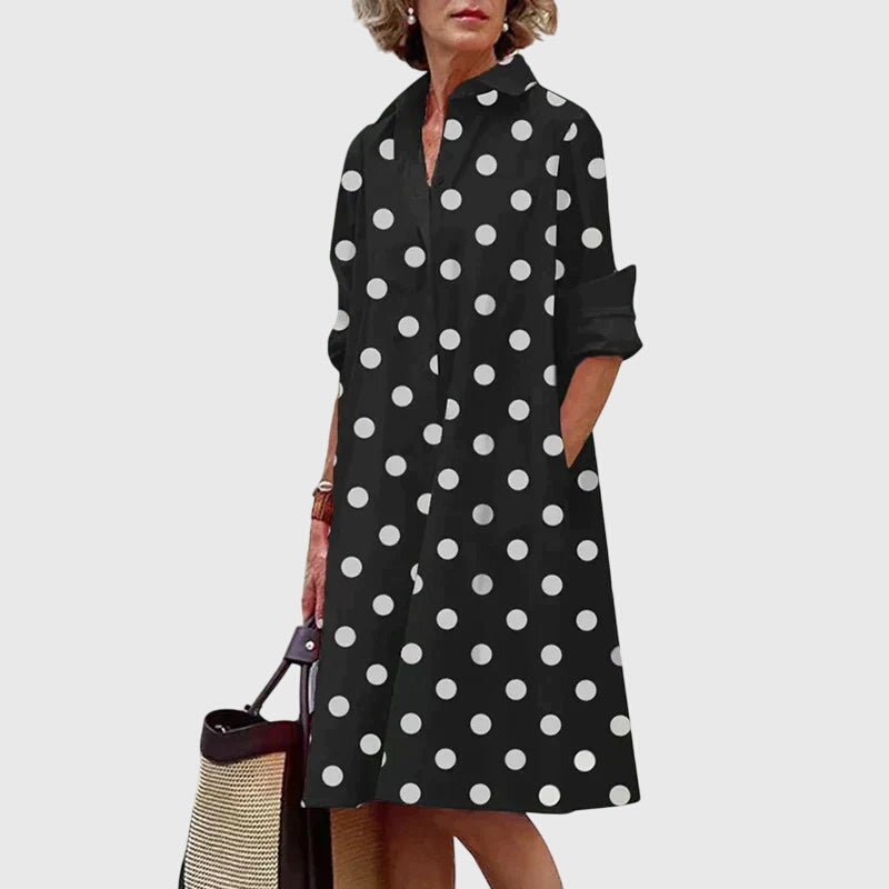 Vestido informal con bolsillos prácticos