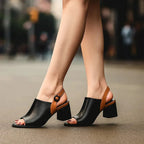Slingback Block Heels with Plush Insole