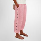 Wide Leg Trousers with Ruched Elasticated Waist